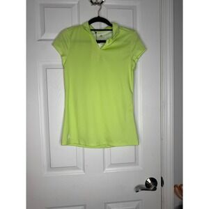 ADIDAS Primegreen NWT Girls Golf Polo Pulse Lime Size 13/14y‎